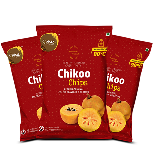 Vaccum Fried Chikoo Chips