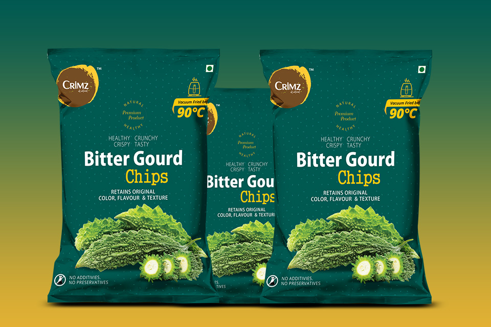 Vacuum Fried Bitter Gourd Chips INDIA