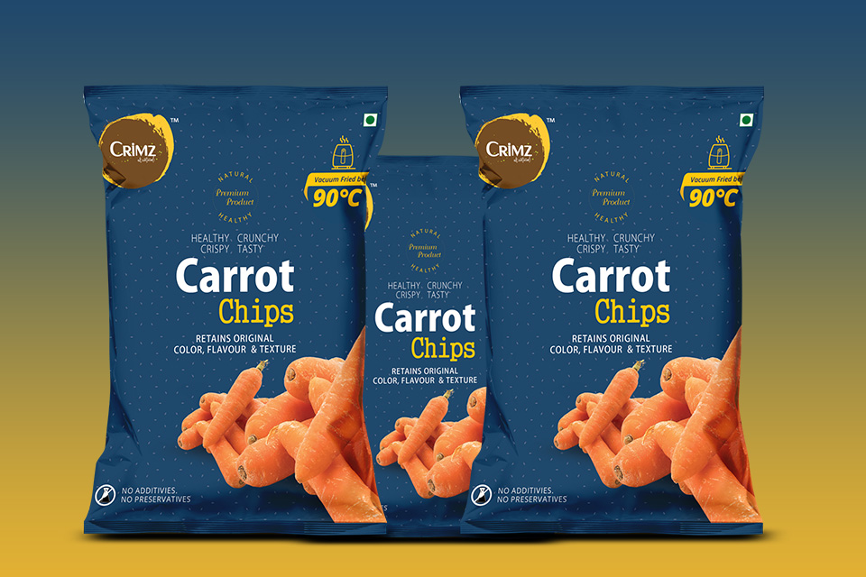 Vacuum Fried Carrot Chips INDIA